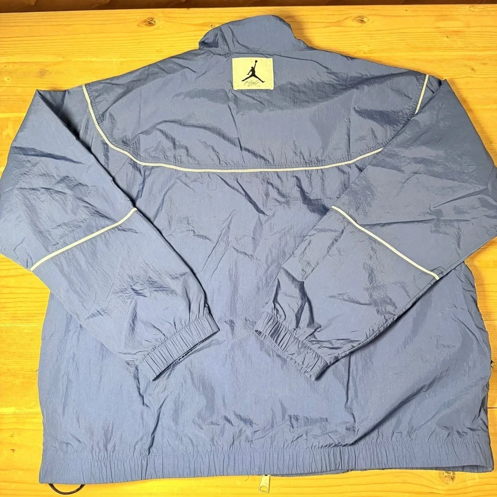 Nike‎ Air Jordan Essentials Flight Warm Up Jacket Retro Rookie Blue Full Zip XL